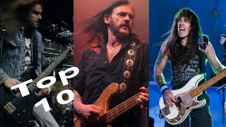 Ten Best Basslines In Heavy Metal History Band Quick Review List from the Pit Selections