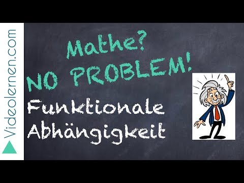 Video: Was ist funktionale Abhängigkeit kurz erklären?