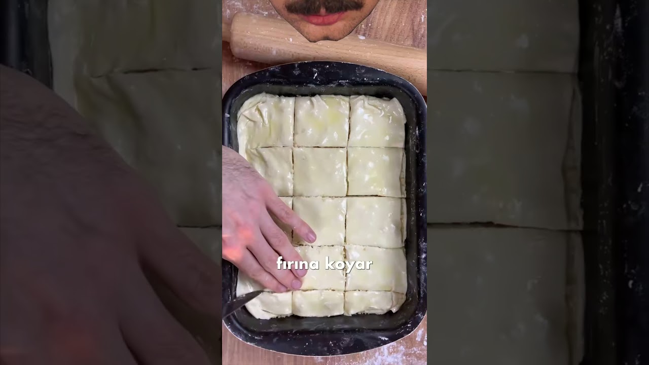 EN KOLAY 💯 SOĞUK BAKLAVA?! TARİFİ! 🫔🤤 #shorts #pratiktarifler #yemektarifleri #baklava