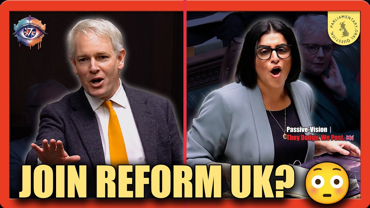 ‘Join Reform UK?’ — The Home Secretary’s Comeback Shocked the Commons 😳🇬🇧