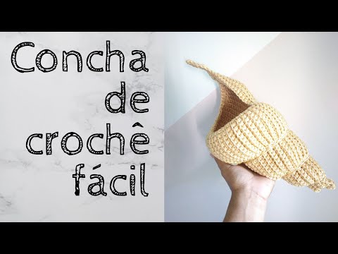 Vídeo: Como Fazer Conchas De Crochê