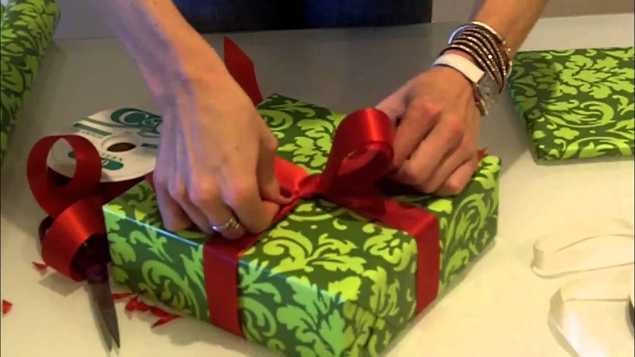 How to Wrap Your Ribbon: easy ribbon binding techniques for gift wrap 