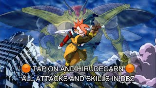 Tapion and Hirudegarn - All attacks and Skills in Dragon Ball Z