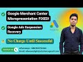 Google Merchant Center Misrepresentation FIXED!