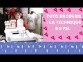 Tuto broderie  la technique du fsl