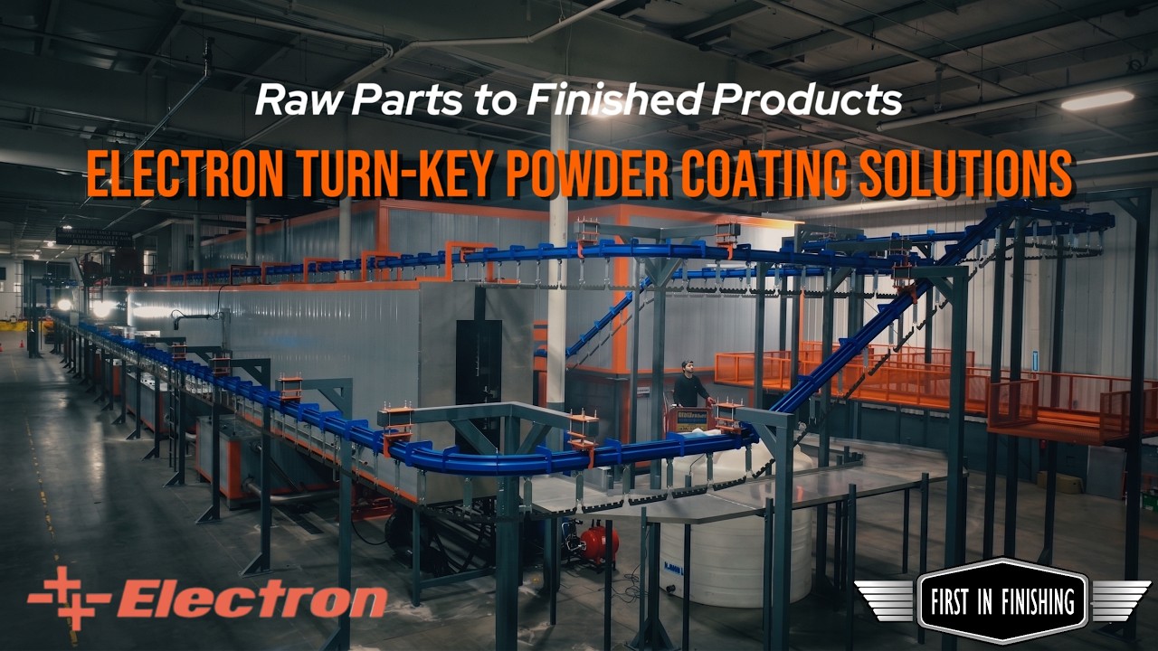 Complete Electron Turn-Key Powder Coating Line Preview