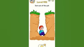 DOP 2 Level 443: Can You Help Me Escape the Pit? 😴🕳️ #Shorts #DOP2 #DeleteOnePart #PuzzleRescue