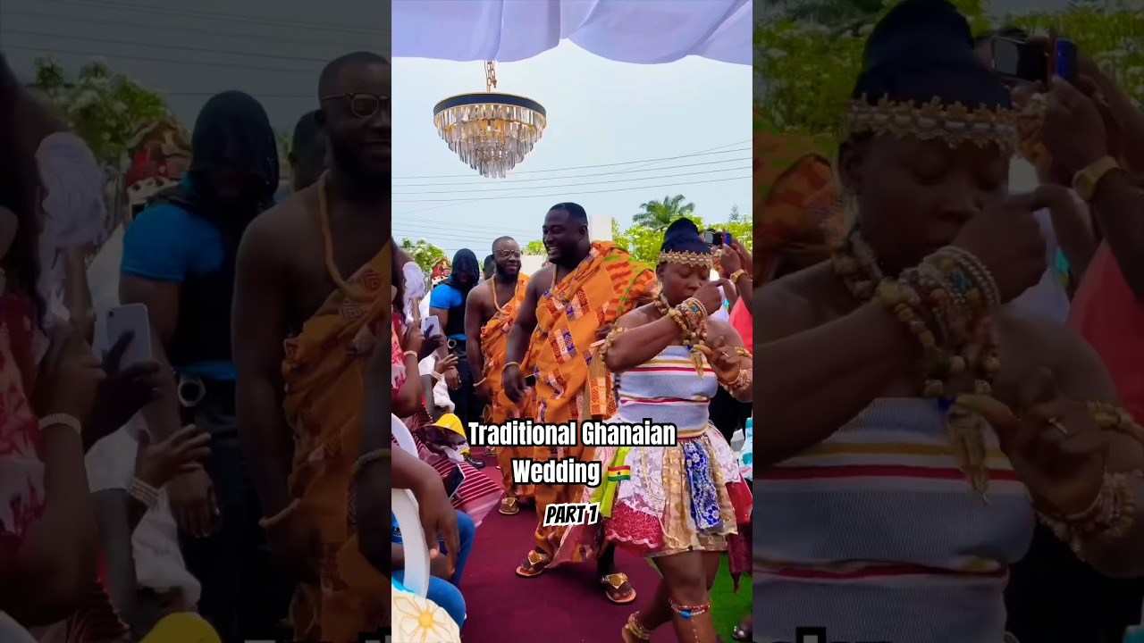 Традиционная ганская свадьба в Гане! 🇬🇭 Часть 1! #свадьбывГане #ганскийблог #Гана #свадьбавГане