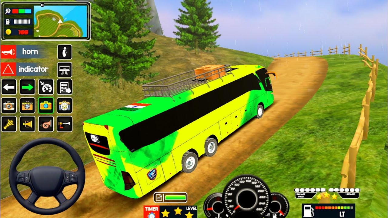 Coach BUS Simulator India 🇮🇳 Off Road Driving Bus Game Simulator 2026 Gameplay Video Part #11 ||