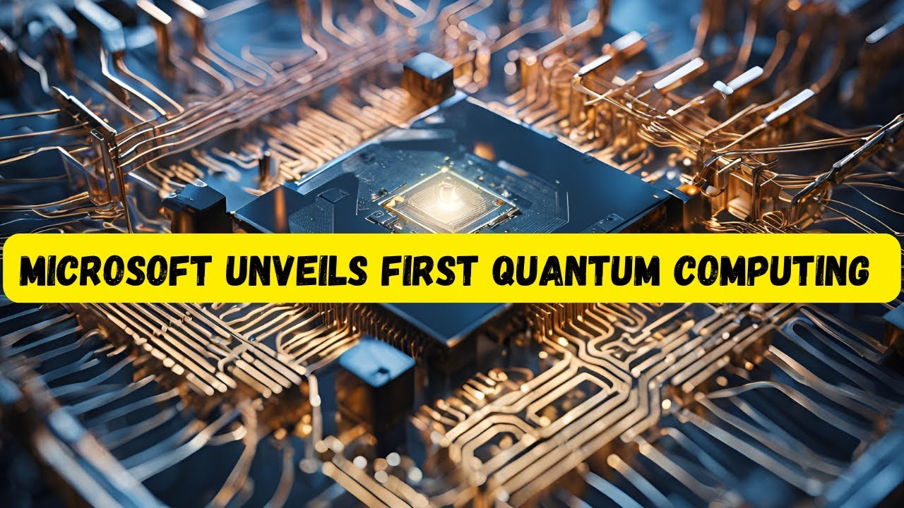 Microsoft Unveils First Quantum Computing Chip - YouTube