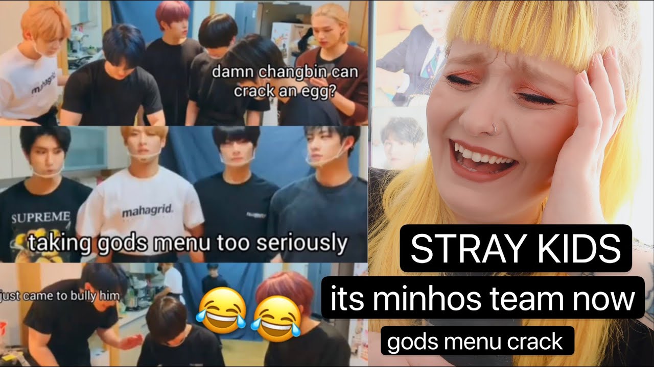 STRAY KIDS 'took gods menu too seriously but it's minhos team now' CRACK REACTION!