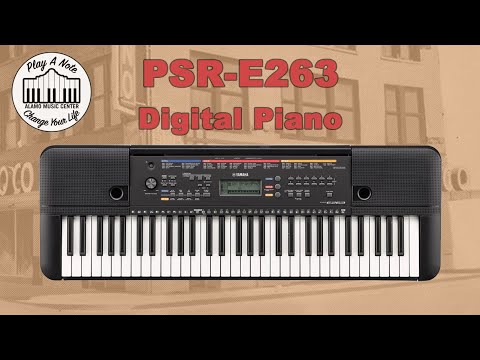 The Best Beginner Keyboard? Yamaha PSR-E263 61-Key Portable Keyboard Demo