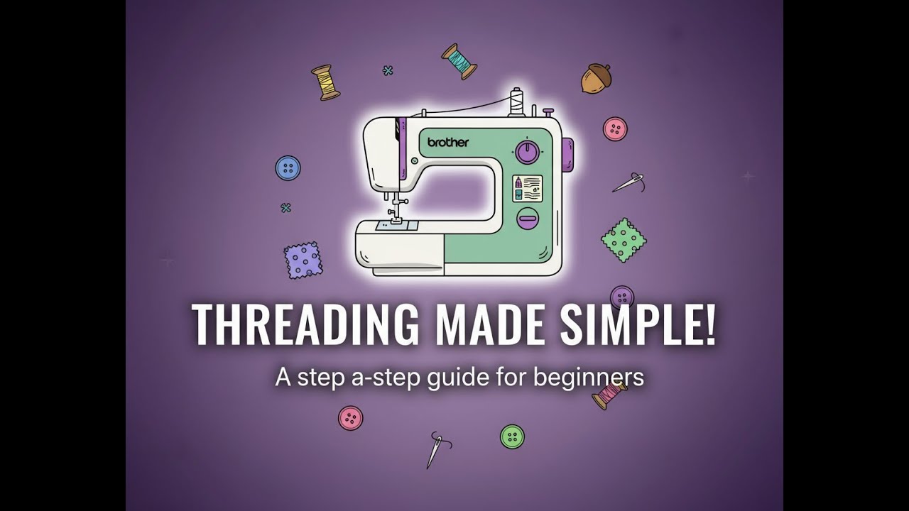 How to Thread a Brother SM3701 - Easy Steps for Absolute Beginners! Start Sewing in Minutes!