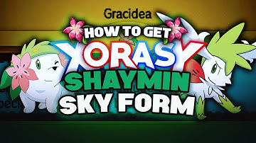 How to get SHAYMIN SKY FORME & GRACIDEA FLOWER in Pokemon XY/ORAS! Pokemon XY ORAS Tutorial Guide!