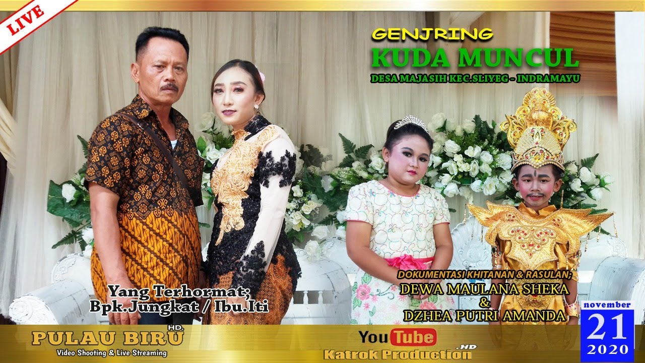 LIVE DELAY GENJRING KUDA MUNCUL Ds MAJASIH 21 NOVEMBER 2020 KEC SLIYEG INDRAMAYU