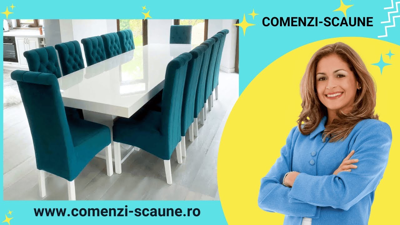 Mese și scaune fabricate în România la comandă