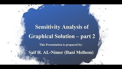 Sensitivity Analysis of Graphical Solution part 2 - Shadow (Dual) price شرح
