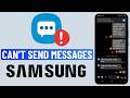 Fix Samsung Phone Cannot Send Text Messages But Can Receive