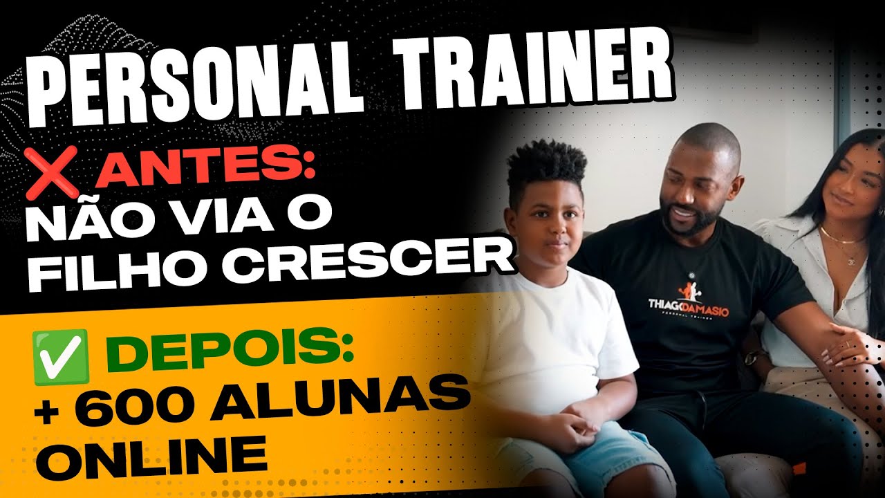 Personal que hoje ganha R$50.168 online/ mês - veja como funciona a sua consultoria | Thiago Damasio