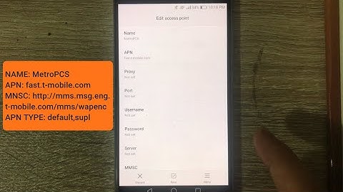 MetroPCS APN Settings 2020 | How to ADD 4G LTE APN on Metro by T-Mobile
