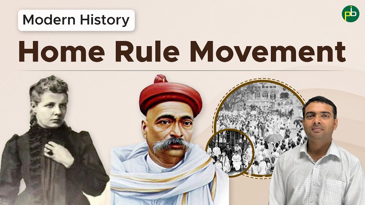 Home Rule League Movement (होम रूल आन्दोलन) | Modern History - YouTube