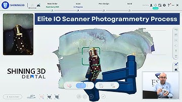 Aoralscan Elite Photogrammetry Process with and without Cap Scanbodies