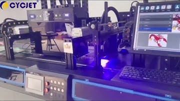 How to Replace Screen Printing to Print Colorful Logo on Plastic Parts by CYCJET UV Inkjet Printer