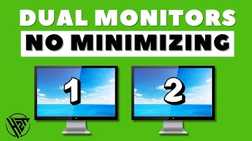 How To Use Dual Monitors Without Minimizing Game Without Using Third Party