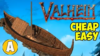 Valheim how to get BOAT (CHEAP EASY) (2023)