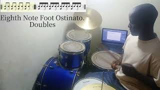 Eighth Note Foot Ostinato #drums #drumming #ostinato 
