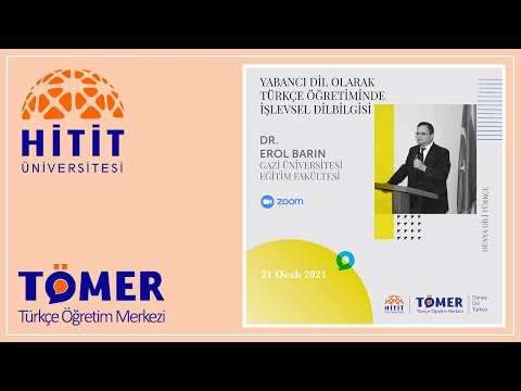 Yabancı Dil Olarak Türkçe Öğretiminde Dil Bilgisi Öğretimi - Dr. Erol Barın