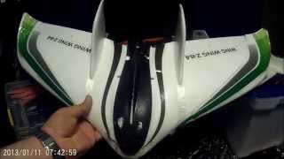 Wing Wing Z-84 Flying Wing Only Works UPSIDE DOWN!