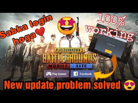 ??PUBG MOBILE LITE FACEBOOK LOGIN PROBLEM FIXED ll 100% working tricks..  #loginproblem