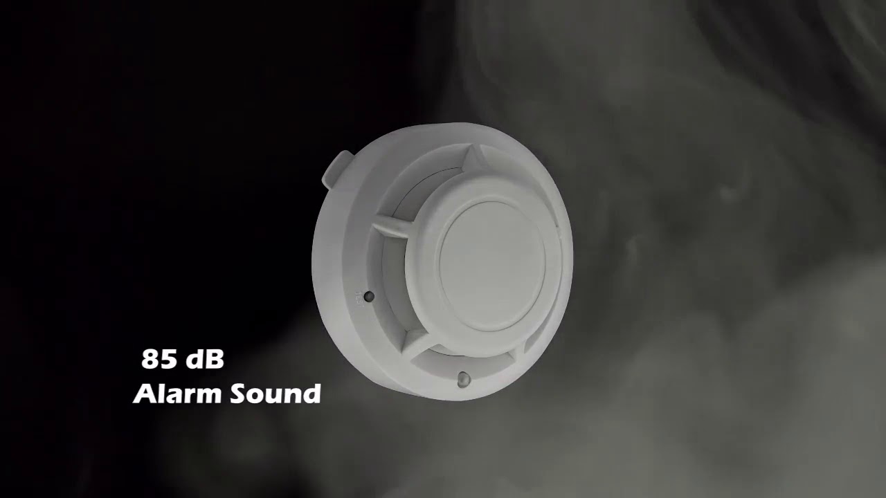 Independent Alarm Smoke Fire Sensitive Detector Home Security