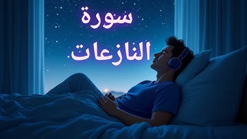 أرح قلبك...تلاوة هادئة تريح القلب والروح سورة النازعات 💙