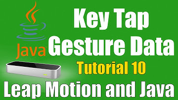Key Tap Gesture Data - Leap Motion and Java: Tutorial 10