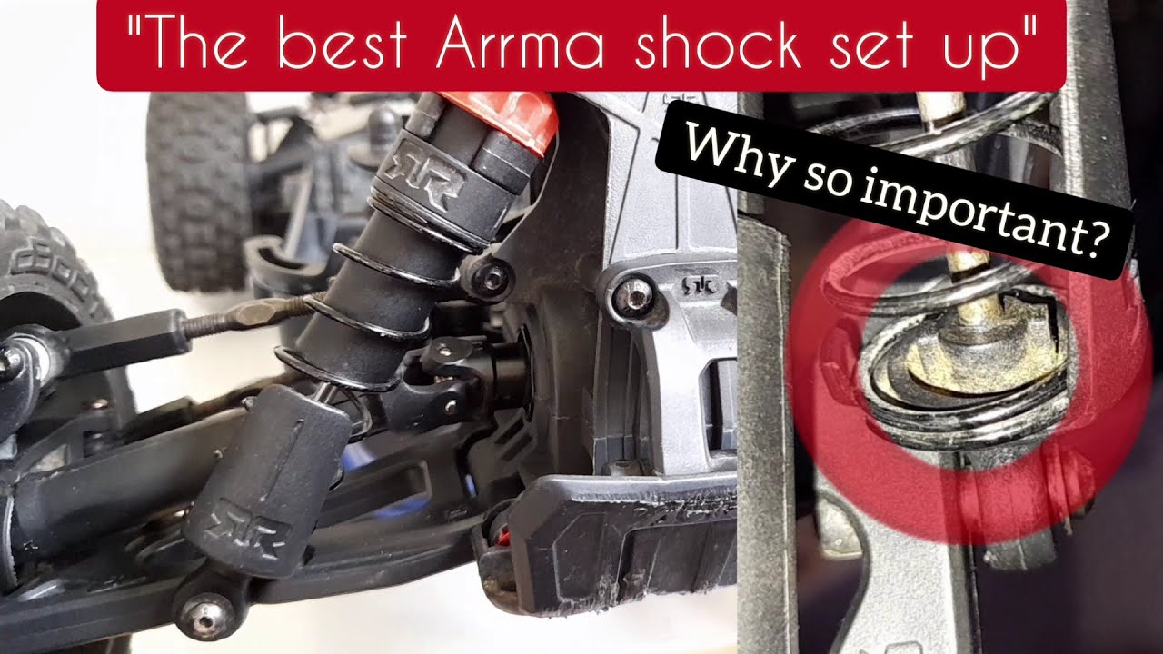 The BEST! Arrma 3s shock set up & Top tip no one else seems to mention. 