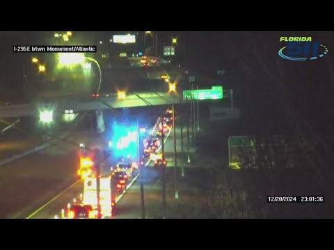 JFRD: Fatal crash reported on I-295 South - YouTube
