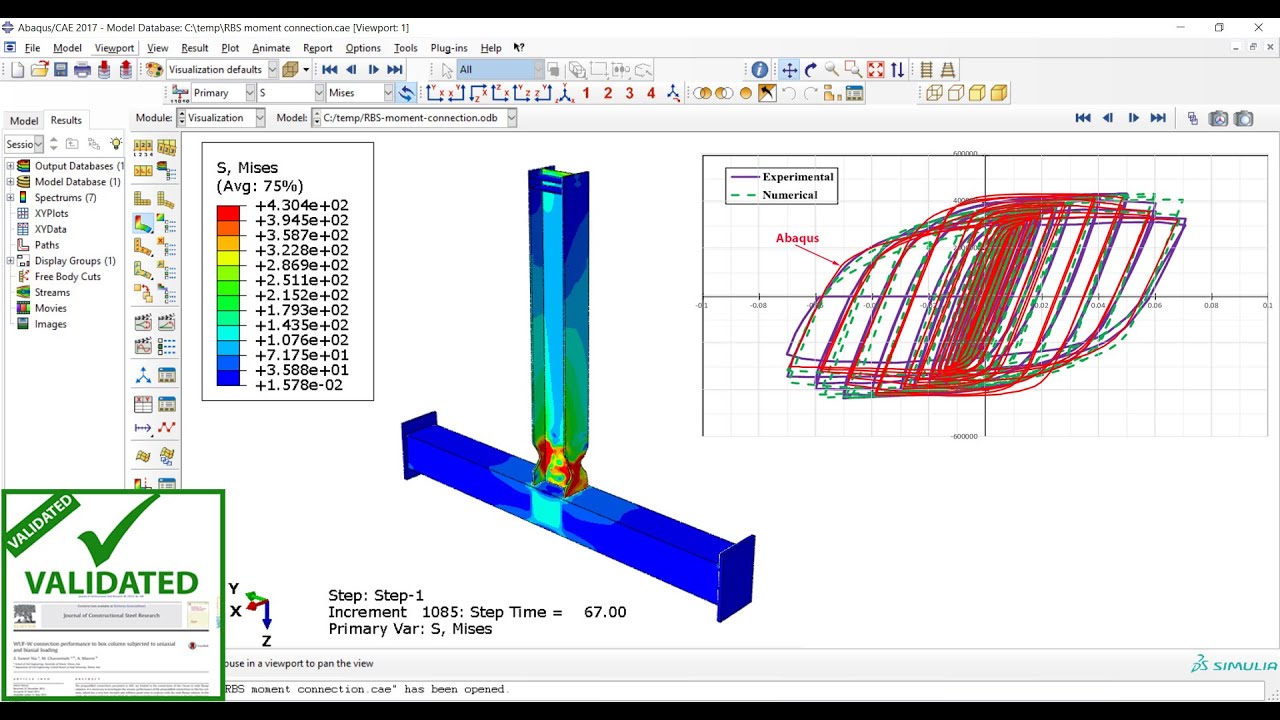 RBS Moment Connection In Box column Under Cyclic Loading Abaqus YouTube RBS Moment Connection In Box column Under Cyclic Loading Abaqus YouTube