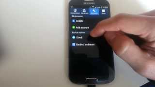 Galaxy S4: How to Delete & Add Gmail Account (Google Account)