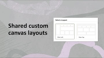 Shared custom canvas layouts in Oracle Analytics