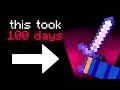 This Minecraft Sword took 2,000 Hours to craft.. Here's Why..