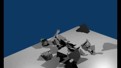 Shatter test in Blender