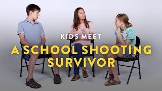 kids meet a school shooting survivor kids meet hiho kids