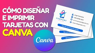 Cómo Diseñar e Imprimir Tarjetas de Presentación online con CANVA (GRATIS)