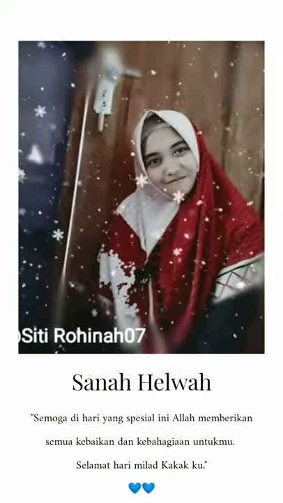 Video Literasi Ulang Tahun- (Siti Rohinah)