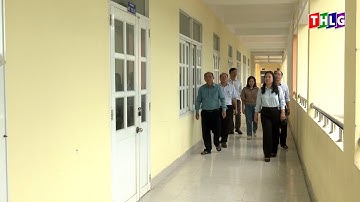 Lãnh đạo UBND phường La Gi kiểm tra các trường học về công tác chuẩn bị năm học mới 2025 - 2026