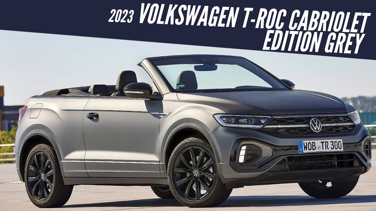 Volkswagen offers T-Roc Cabriolet as exclusive “Edition Grey