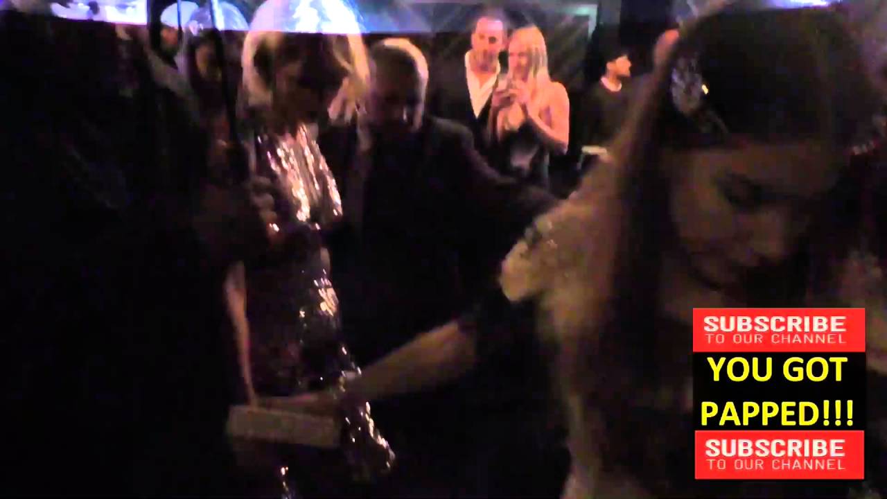 Taylor Swift And Haim Outside The Boom Boom Room Nightclub In New York