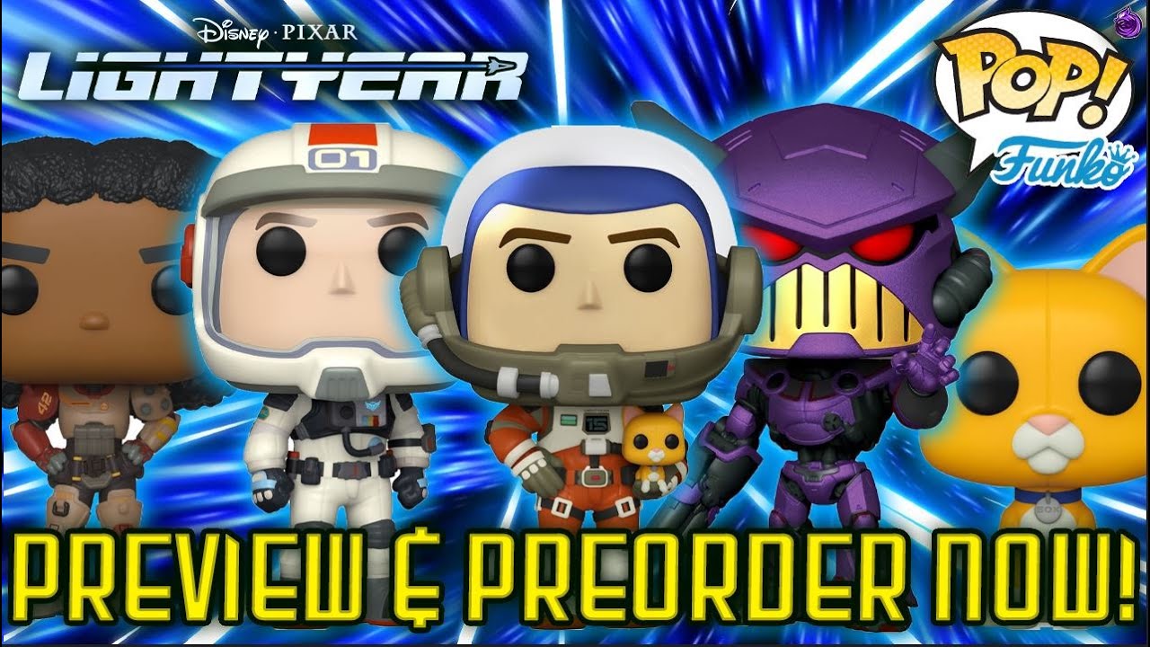 *NEW* Lightyear Funko Pops! (Buzz Lightyear, Zurg, Sox & Hawthorne